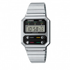 Ceas CASIO, Vintage Edgy A100WE-1AEF Argintiu foto