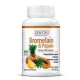 Bromelaină si Papaină, 60 capsule, Zenyth