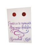 Cumpara ieftin Cercei din rasina UV cu slipici P