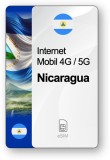 eSIM Internet Nicaragua, valabil 30 zile, trafic 100 GB, Standard
