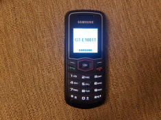 Telefon Samsung Guru GT-E1081T Black Liber retea Livrare gratuita! foto