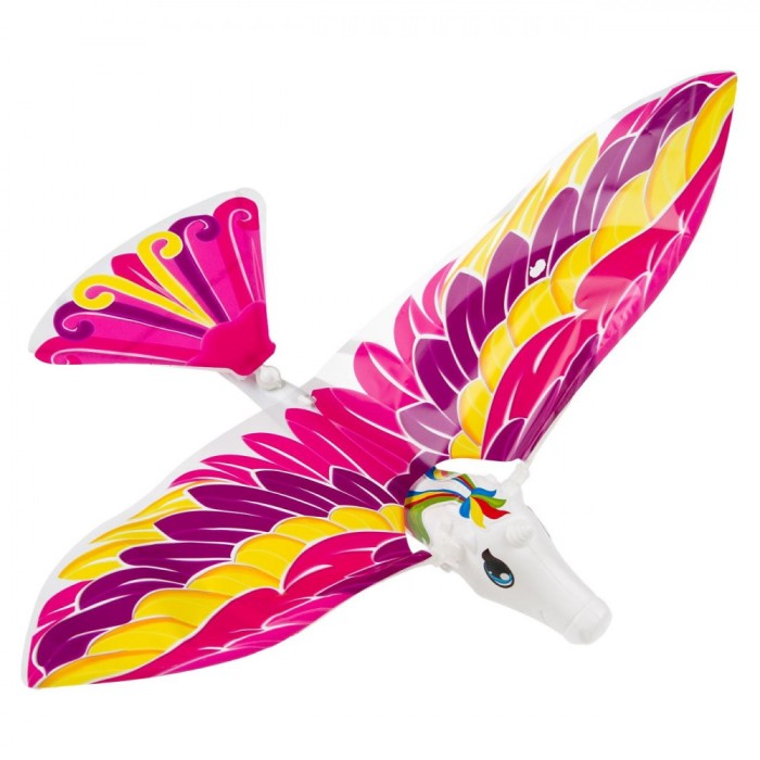 Unicorn Zburător, Model 40cm, Aripi Multicolor
