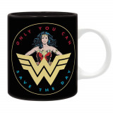 Cana DC Comics - 320 ml - Retro Wonder Woman, Abystyle