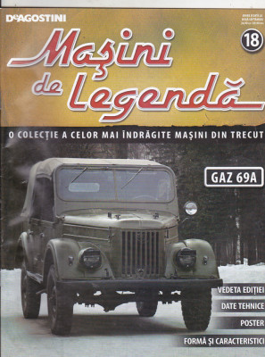 bnk ant Revista Masini de legenda 18 - GAZ 69A foto