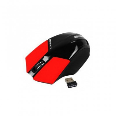 Mouse AERO LASER 2.4G Wireless MW300 Negru/Rosu Astrum foto