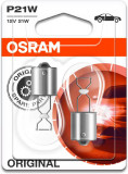 Set 2 becuri P21W Osram Original blister