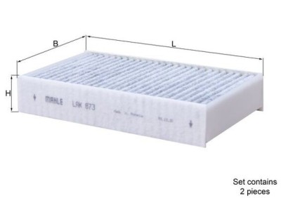 MAHLE LAK 873/S Filtru, aer habitaclu foto
