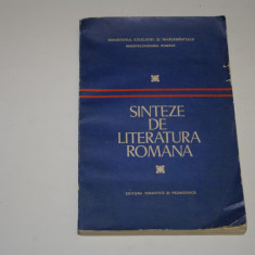 Sinteze de literatura romana - Al. Piru