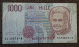 1000 lire 1990, Italia, Montessori