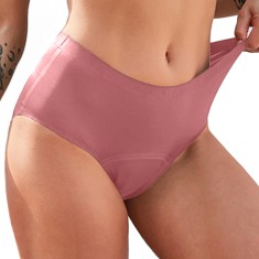 Chiloți Menstruali cu Cusături Lipite - Roz - Roz, XL