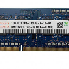 Memorie laptop Hynix RAM 1GB PC3-10600S SODIMM DDR3