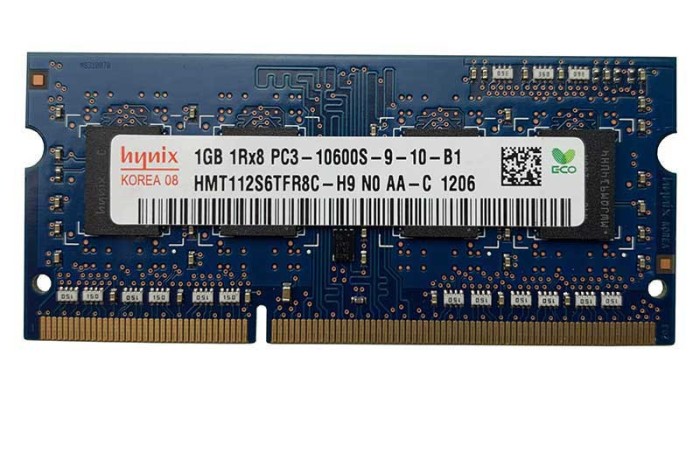 Memorie laptop Hynix RAM 1GB PC3-10600S SODIMM DDR3