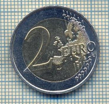 12075 MONEDA -FRANTA -2 EURO- ANUL 2016 -UEFA FOTBAL -STAREA CARE SE VEDE foto