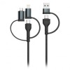 CABLU 5IN1 TIP C - MICROUSB - USB - LIGHTNING 1.2M, V-TAC