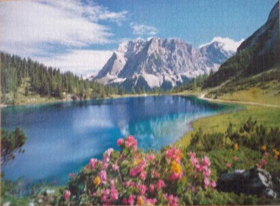 Puzzle Castorland Lac in Alpi foto