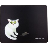 Mouse pad Cat and mice, MSP02, Serioux