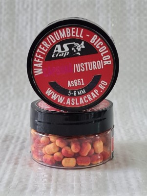 As la Crap - Mini Wafters/Dumbel 5-6mm, 30ml - Capsuna/Usturoi foto