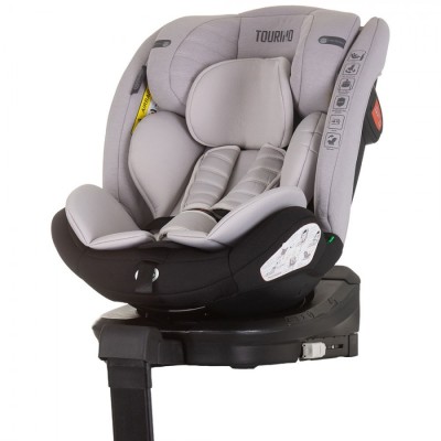 Scaun auto Chipolino Tourino I-Size 40-150 cm ash grey cu sistem Isofix foto