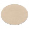 Covor de spalat modern LINDO cerc bej, anti-alunecare, shaggy, cerc 120 cm