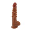 Vibrator Leso Spike Thrust Swing 22cm Flesh