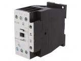 Contactor 3P NO 24VAC 18A pentru șină DIN