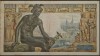 Bancnota 1000 Franci Franta 1942, P.86, 28 Mai 1945, cu defecte (ruptura, gauri, pete). Vezi foto!