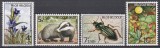 Belgia 1974 - Floră și faună - Timbre de caritate, MNH