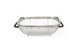 Strecuratoare inox extensibila, 33.5 x 24 x 11 cm, cu maner