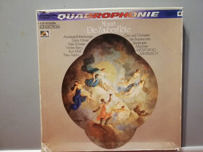 Mozart &ndash; Magic Flute (Quadrophonic) - 3LP Deluxe Set (1973/EMI/RFG) - Vinil/NM+