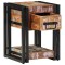 vidaXL Dulap de noapte Multicolour 30 x 30 x 40 cm Lemn masiv reciclat 4016708