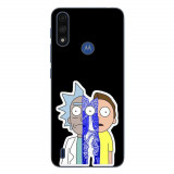 Husa compatibila cu Motorola Moto E7 Power Silicon Gel Tpu Model Rick And Morty Connected