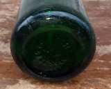 Sifon romanesc interbelic sticla verde ,de colectie