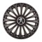 Set 4 Capace Roti, potrivite jantelor de R14, pentru Peugeot, model dino Negru
