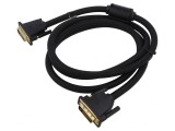 Cablu DVI-D 1.5m PVC Textilă
