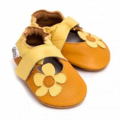 Sandale cu talpa moale Liliputi Sunflower foto