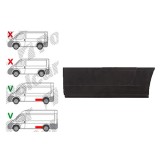 Segment reparatie aripa spate Citroen Jumper, 2006-2014, Jumper 2014-; Fiat Ducato, 2006-2014; Ducato 2014-; Peugeot Boxer (250), 2006-2014, Boxer 20, Rapid