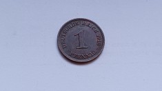 Germania-1 Pfennig 1912 foto