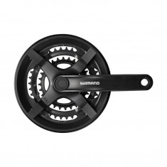 Angrenaj Pedalier Shimano FC-TY301 48/38/28T , 6/7/8 Viteze , Brat 175mm , Ax PaPB Cod:SHI-80011 foto