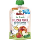 Piure din Piersici, Capsuni, Mere si Ovaz pentru Copii +6 Luni Ecologic/Bio 100g