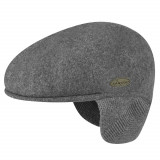 Sapca - Basca Kangol Wool 504 Earlap Gri (L) - Cod 9765976