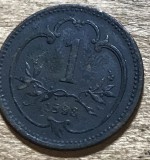 MNDSTR AUT1 Austroungharia 1 heller 1893