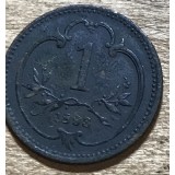 MNDSTR AUT1 Austroungharia 1 heller 1893