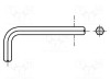 Cheie imbus HEX 10mm BOSSARD DIN 911 o&Aring;&pound;el 112mm