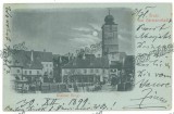 5763 - SIBIU, Small Market, Litho, Romania - old postcard - used - 1899