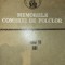 Memoriile Comisiei de Folclor III 1989. Academia romana (etnologie, etnografie)
