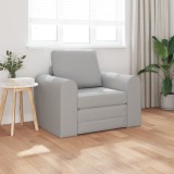VidaXL Canapea Pat 2 &icirc;n 1 Gri Nor 98x71x83 cm Material textil