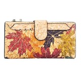 Portofel dama din pluta cu suport carduri detasabil Autumn