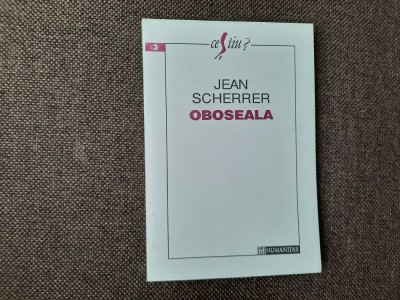 Jean Scherrer - Oboseala 14/0 foto