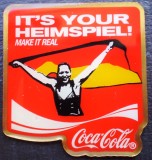 I.766 INSIGNA PIN COCA COLA SPORT IT&#039;S YOUR HEIMSPIEL!, Europa