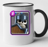 Cana maner negru personalizata Clash Royale - Guards, INOVATIX&reg;. 330ml